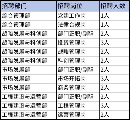 中國(guó)資源循環(huán)集團(tuán)新能源科技有限公司面向社會(huì)公開(kāi)招聘公告
