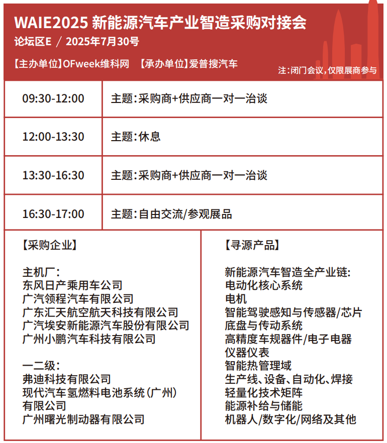 【門票限免】華為、大族、富士康等一眾名企重磅亮相WAIE全數(shù)會智能工業(yè)展及大會 附超全參觀攻略